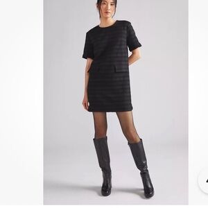 Sunday in Brooklyn (bought from Anthropologie) Black Shift Dress XS NWT